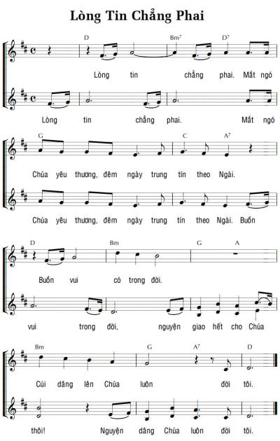 LÒNG TIN CHẲNG PHAI