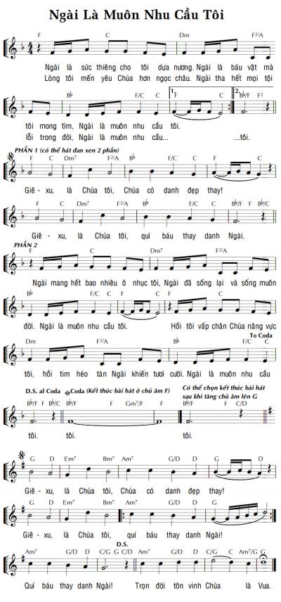 NGÀI LÀ MUÔN NHU CẦU TÔI