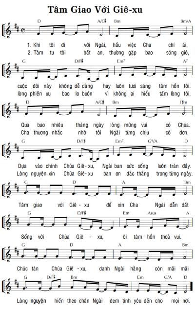 TÂM GIAO VỚI GIÊ-XU