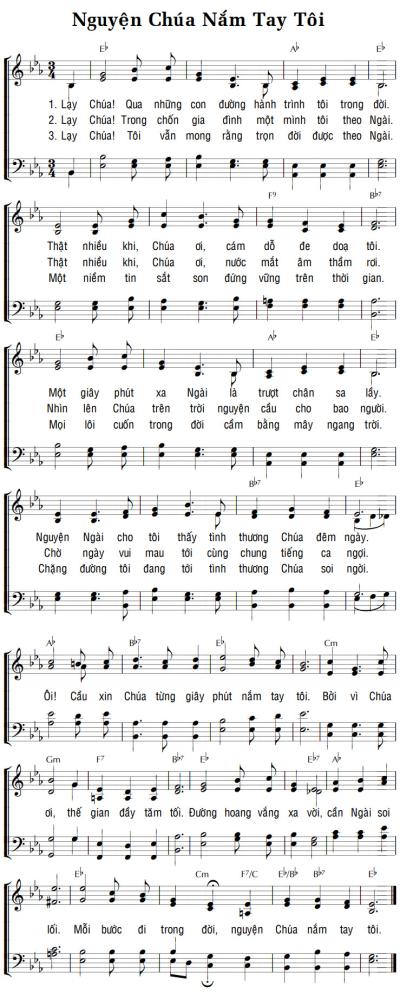 NGUYỆN CHÚA NẮM TAY TÔI