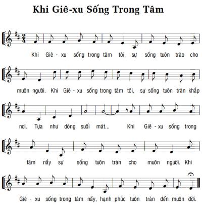 KHI GIÊ-XU SỐNG TRONG TÂM