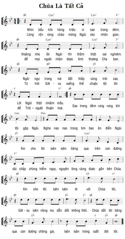 CHÚA LÀ TẤT CẢ