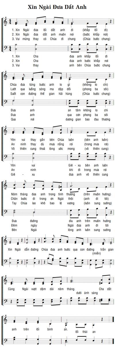 XIN NGÀI ĐƯA DẮT ANH