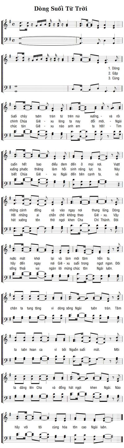 DÒNG SUỐI TỪ TRỜI