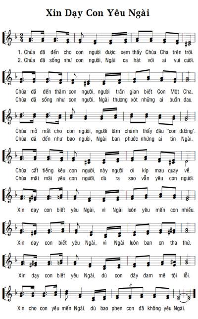 XIN DẠY CON YÊU NGÀI