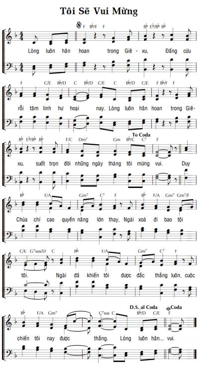 TÔI SẼ VUI MỪNG