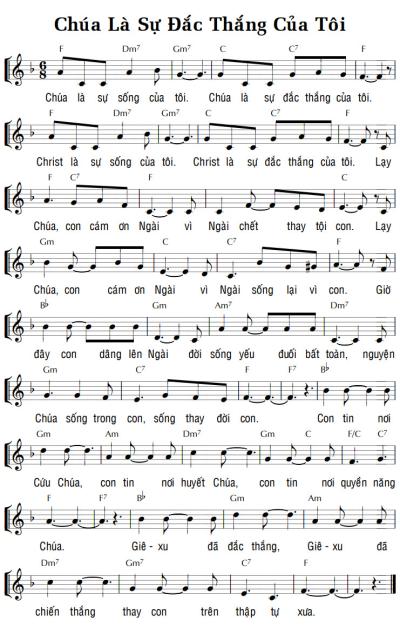 CHÚA LÀ SỰ ĐẮC THẮNG CỦA TÔI