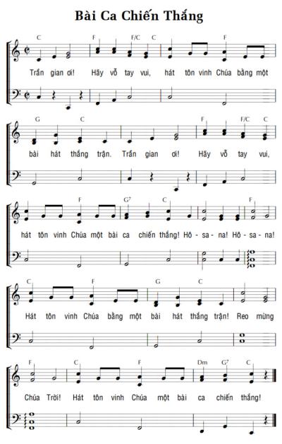 BÀI CA CHIẾN THẮNG