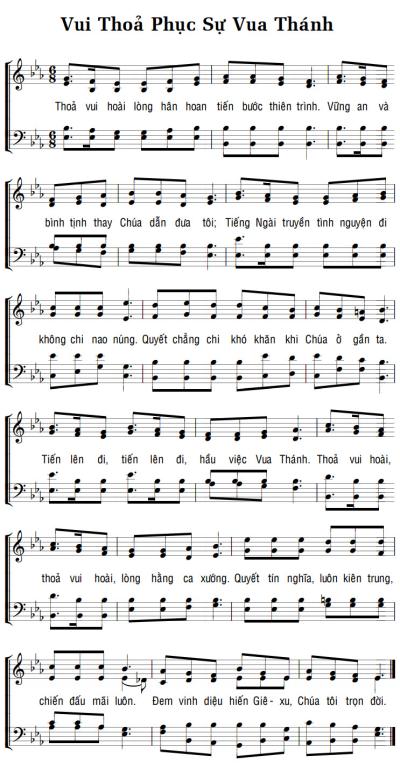 VUI THOẢ PHỤC SỰ VUA THÁNH