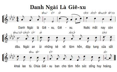 DANH NGÀI LÀ GIÊ-XU