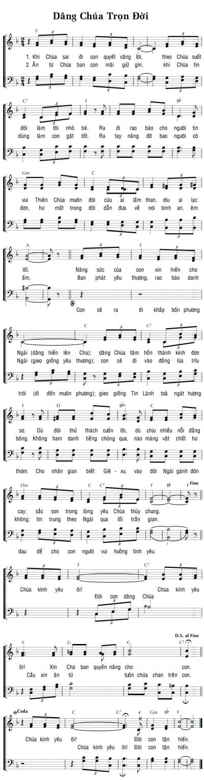 DÂNG CHÚA TRỌN ĐỜI
