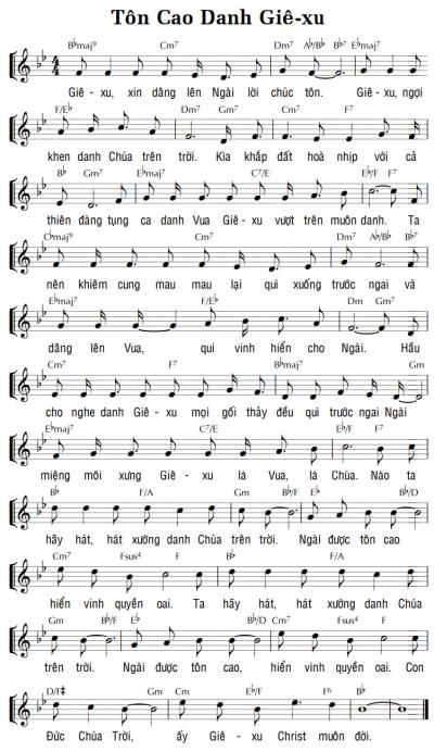 TÔN CAO DANH GIÊ-XU