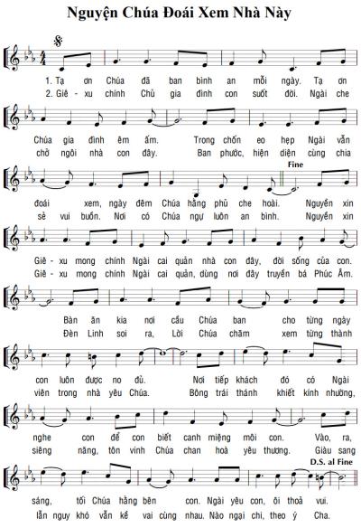 NGUYỆN CHÚA ĐOÁI XEM NHÀ NÀY