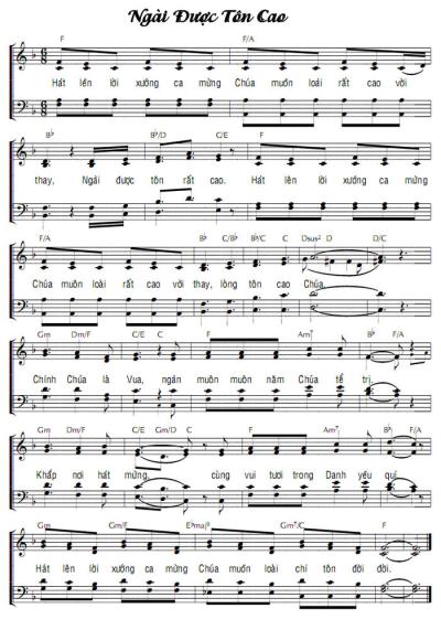 NGÀI ĐƯỢC TÔN CAO