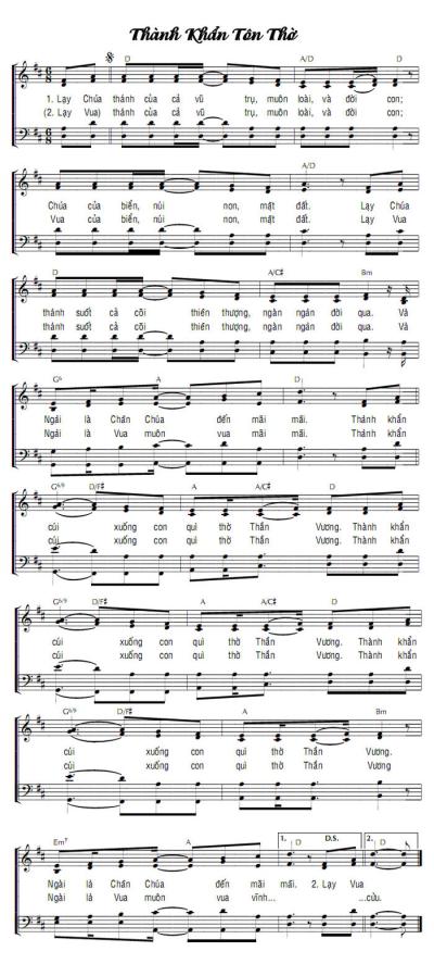 THÀNH KHẨN TÔN THỜ